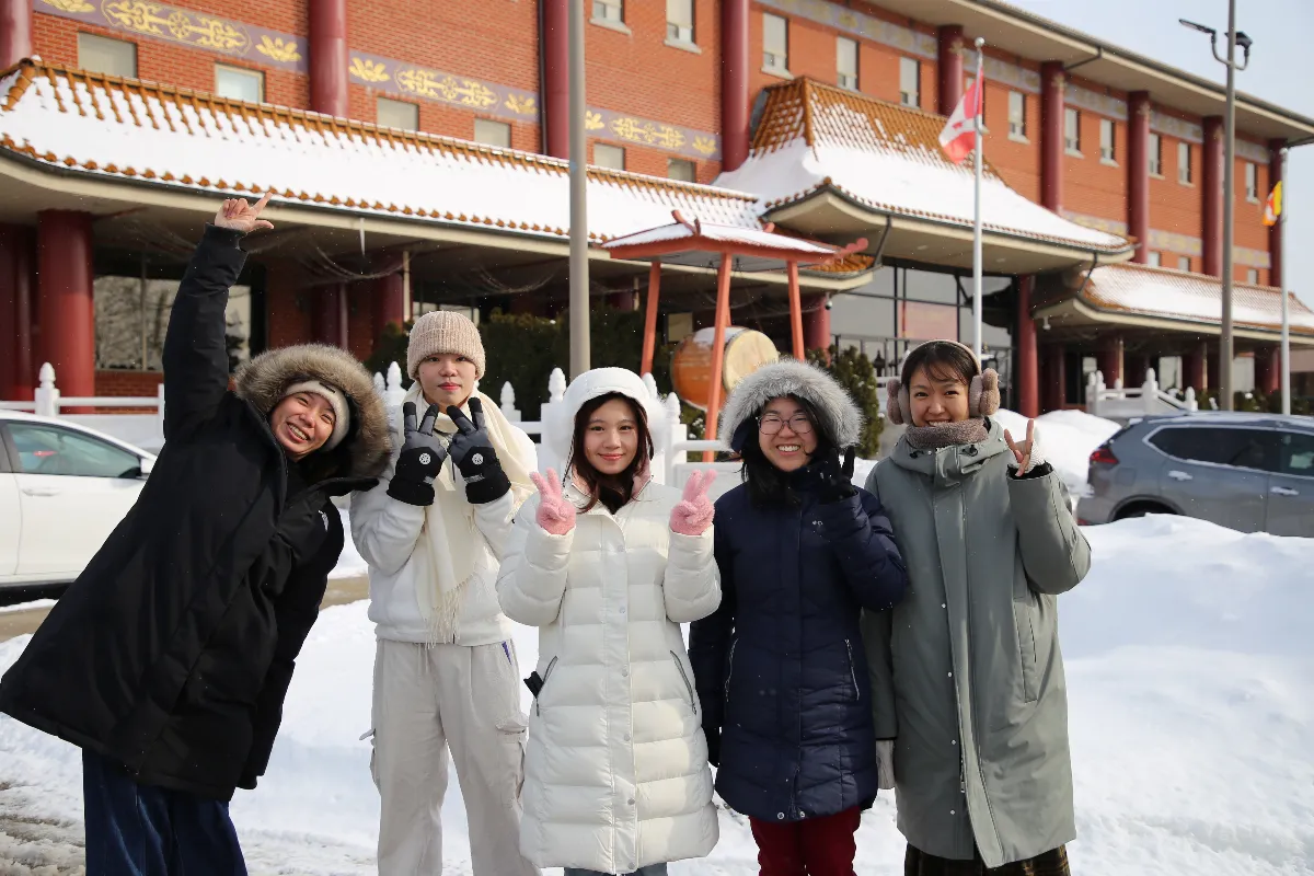 Fo Guang University Interns Turn Temple Wall into Lunar New Year Highlight at Fo Guang Shan Toronto